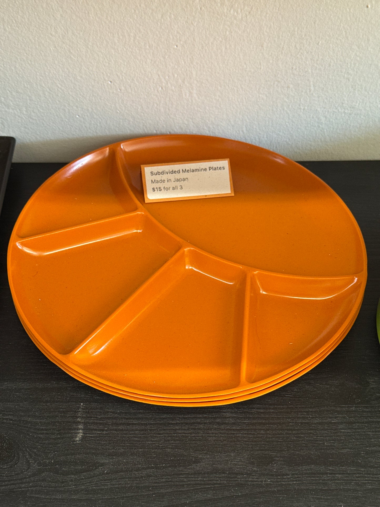 Subdivided Melamine Plates