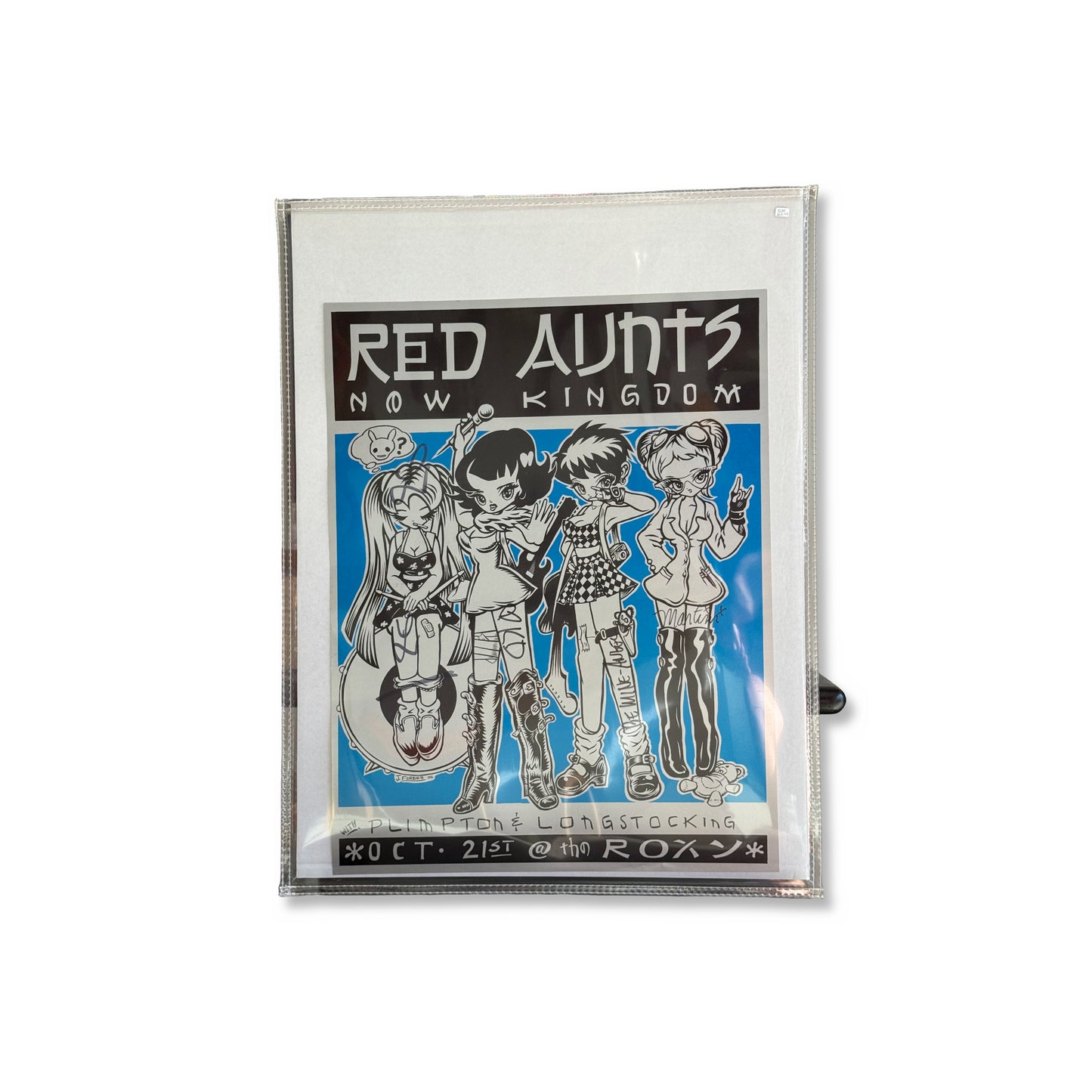 Red Aunts / Now Kingdom, original print, front view — Homeguts