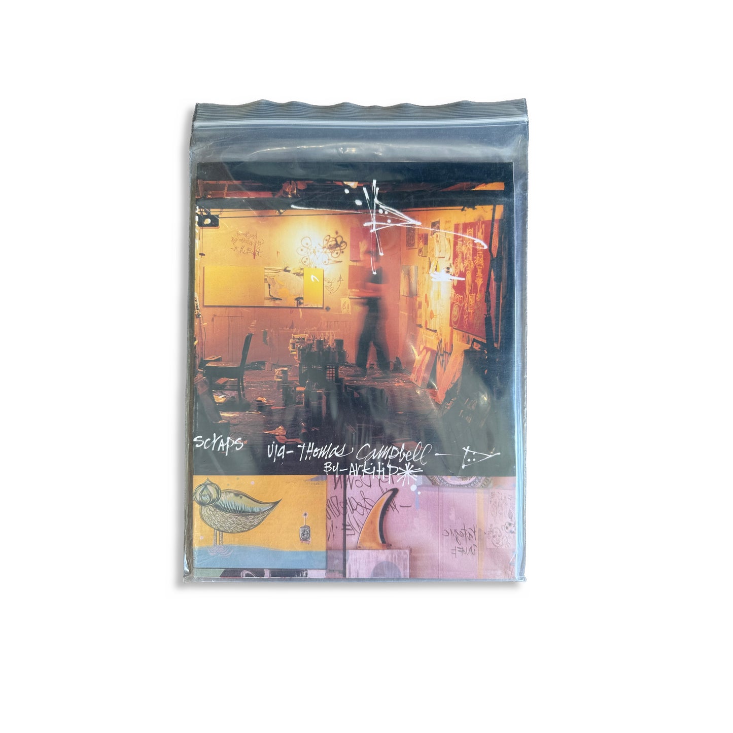 Scraps - Thomas Campbell, collectible zine, front cover — Homeguts