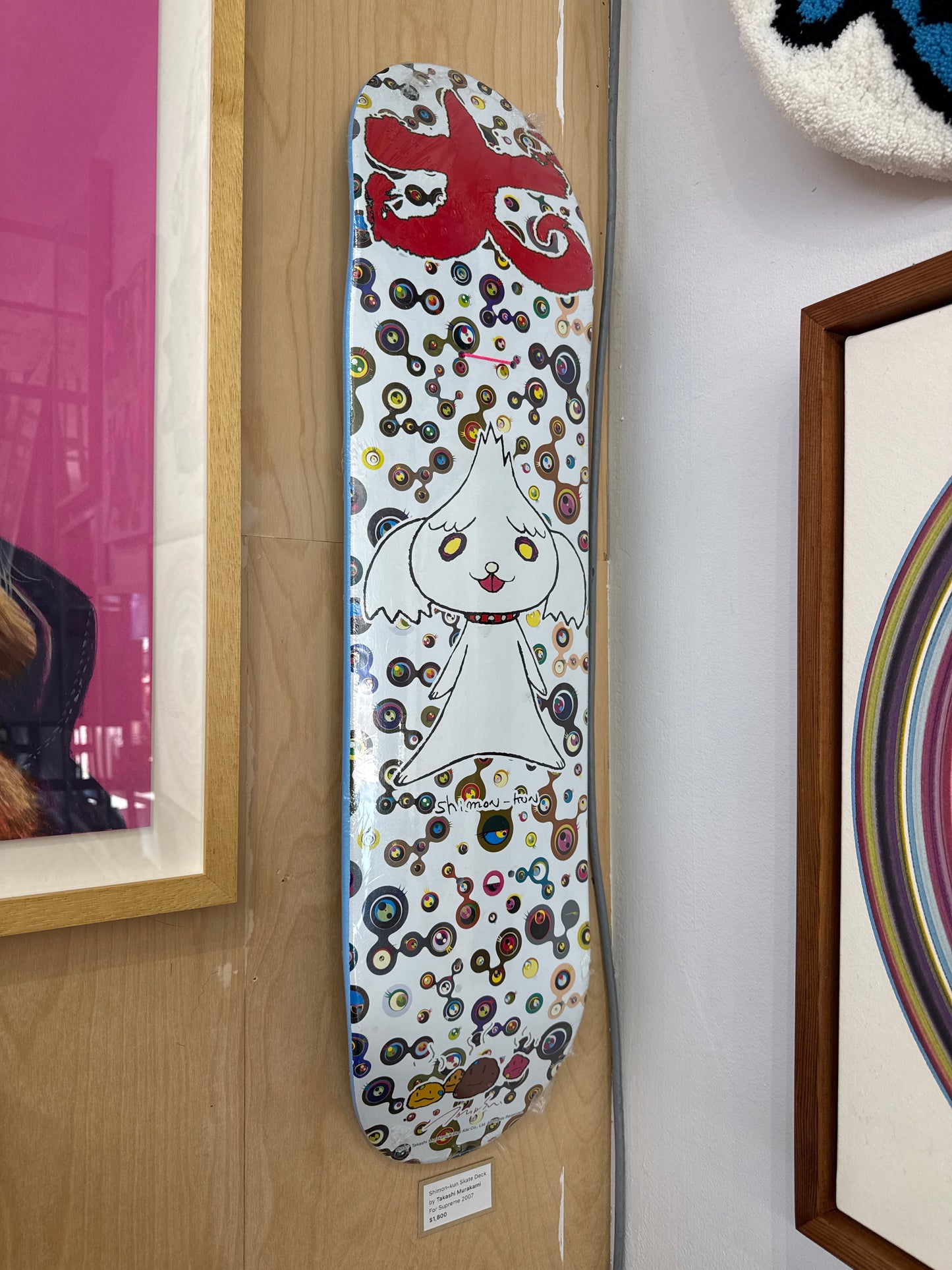 Shimon-kun Skate Deck by Takashi Murakami