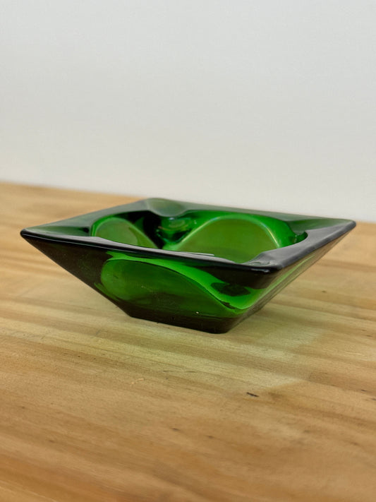 Dr Green Glass Ashtray