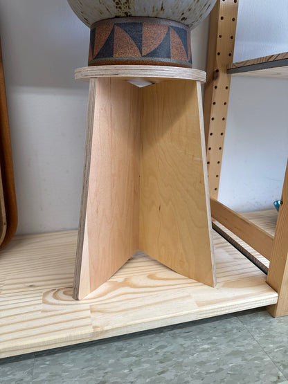 wooden shelf by tim biskup