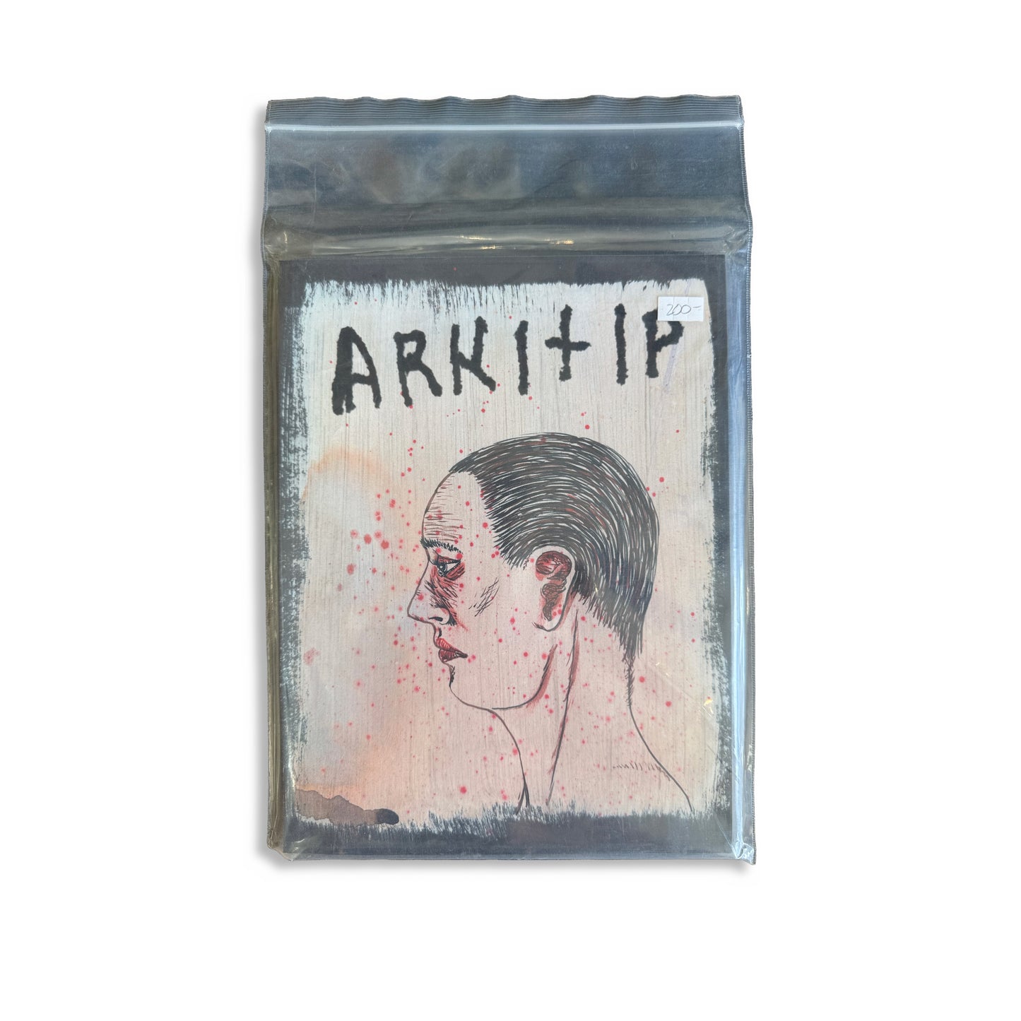 Arktip - Portrait Cover, collectible zine, front cover — Homeguts