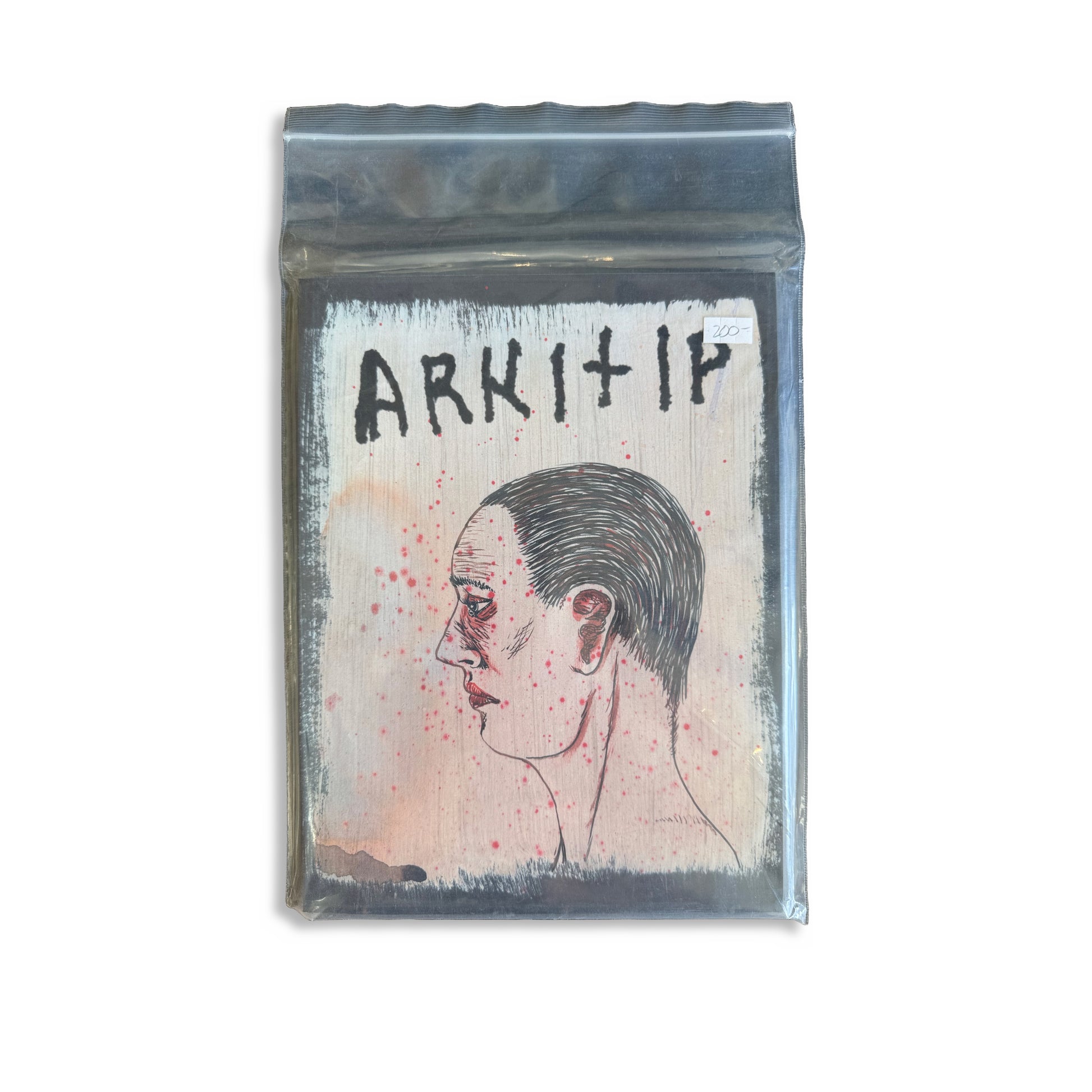 Arktip - Portrait Cover, collectible zine, front cover — Homeguts
