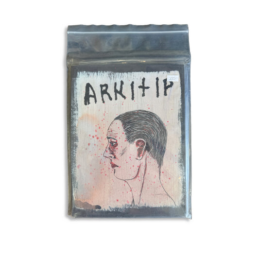 Arktip - Portrait Cover, collectible zine, front cover — Homeguts