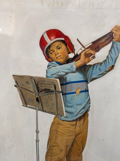 Violin Boy Illustration