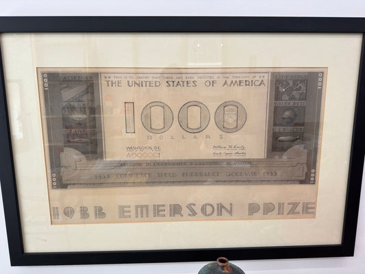 Harold E. Steinberg - Study for $1000 Bill, 1933