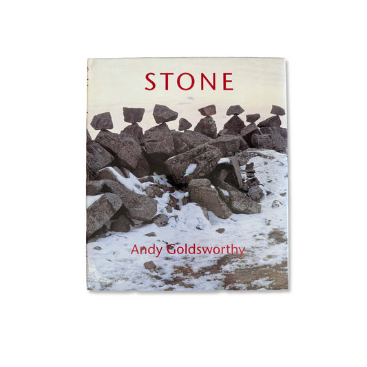 Stone - Andy Goldsworthy, used book, front cover — Homeguts