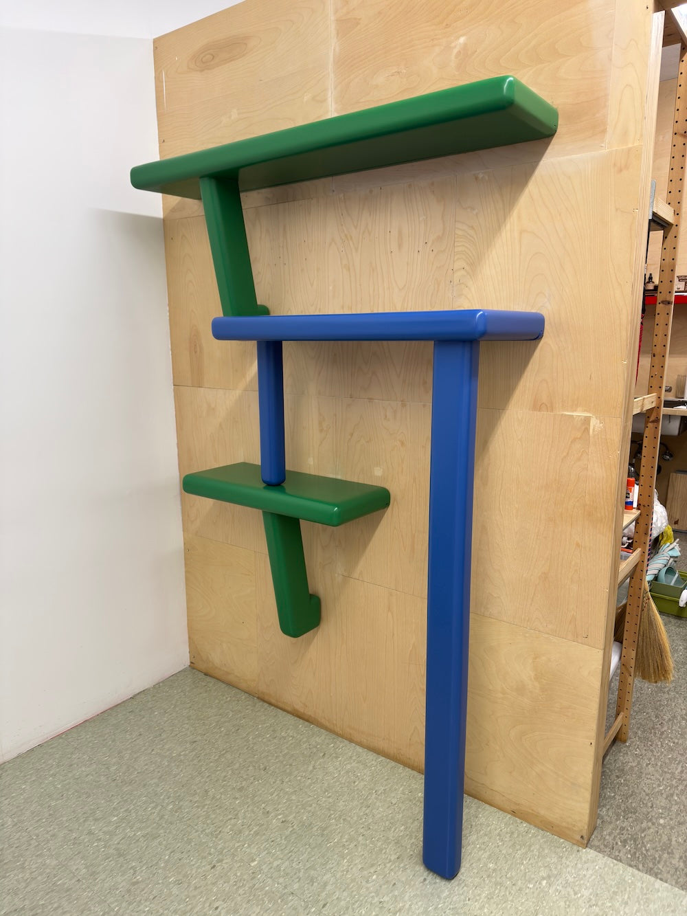 Taidgh O'Neill - Shelves - Blue & Green