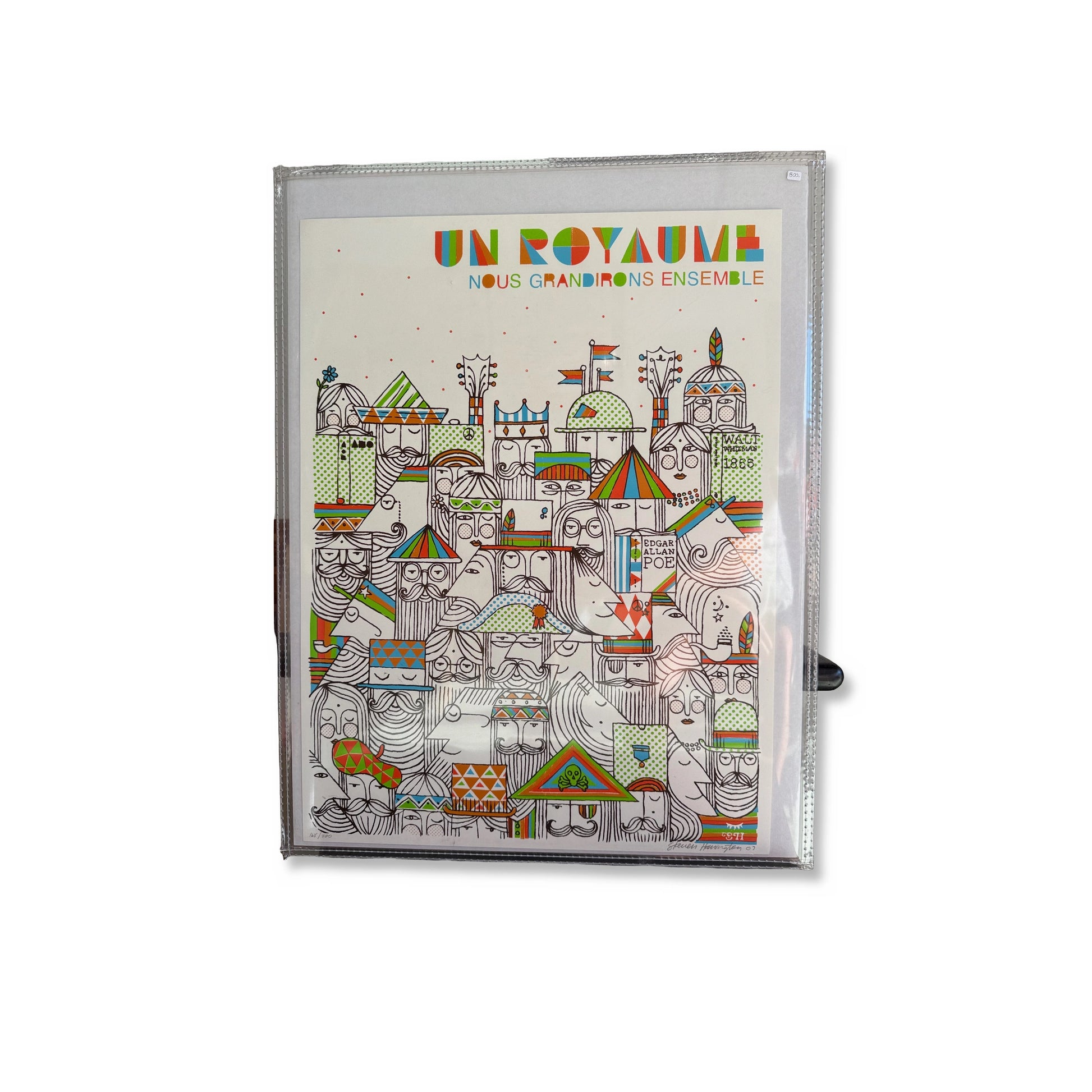 Un Royaume - Nous Grandirons Ensemble, original print, alternate view — Homeguts