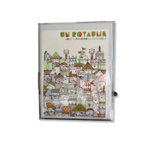 Un Royaume - Nous Grandirons Ensemble, original print, alternate view — Homeguts